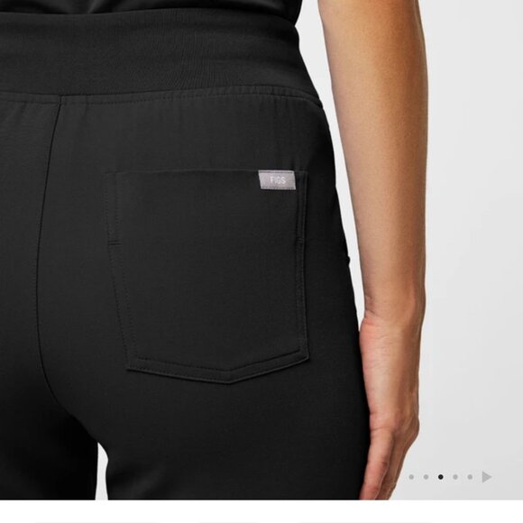 FIGS Zamora Joggers Scrub Pants Black XS Tall - Picture 3 of 5